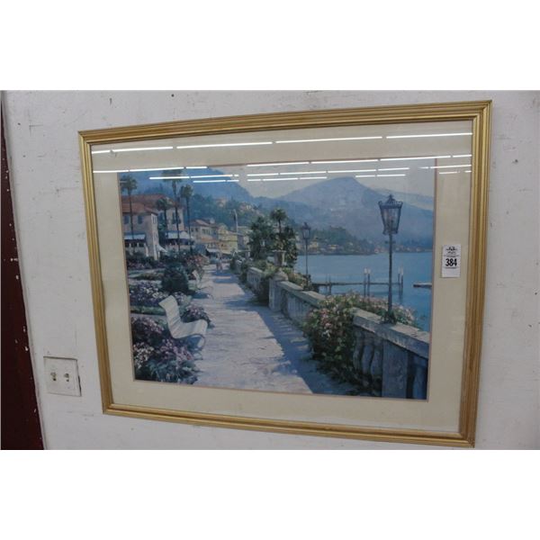 Framed Wall Art Walk With A View - 30 X 36