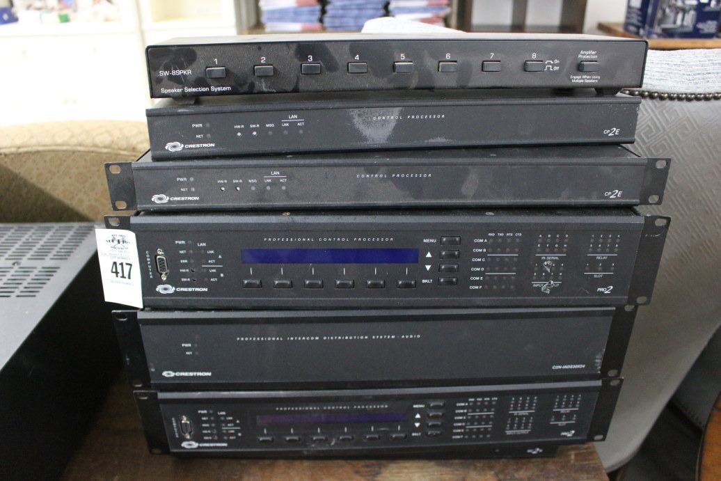 Crestron Rack Audio Componants 5, Speaker Selector
