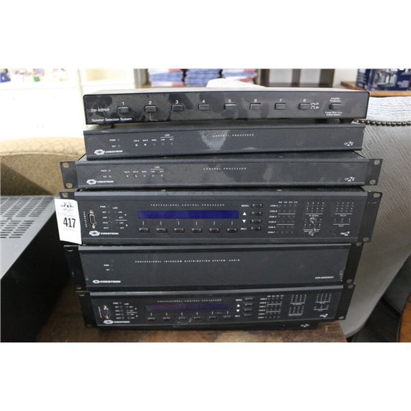 Crestron Rack Audio Componants 5, Speaker Selector