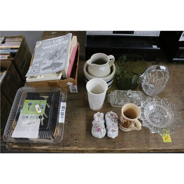 Craft Accessories, Stain Brushes, Shakers, Crystal, Tableware