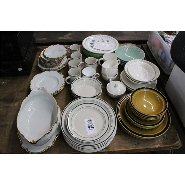 Asst. Dishes/China