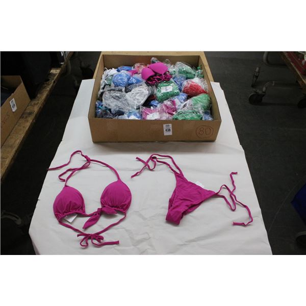 80-Ladies New Bathing Suit Tops -- 80 X $