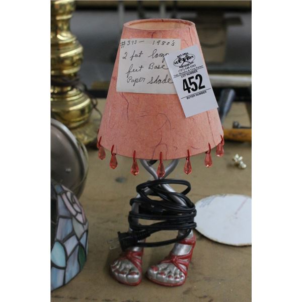 Ladies 2' Shag Small Lamp