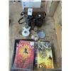 Image 1 : Miniature Hurricane Lamps, Stephen Kings Books, Bushnell Binoculars