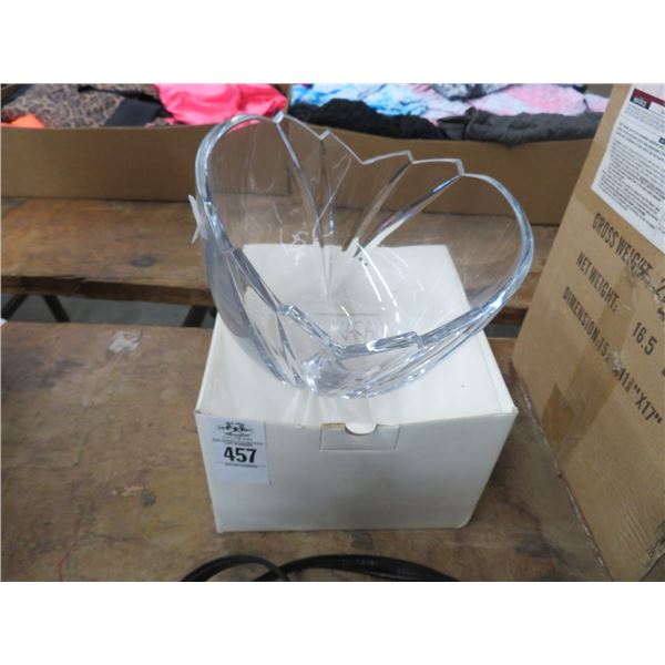 Mikasa Crystal Contemporary Bowl