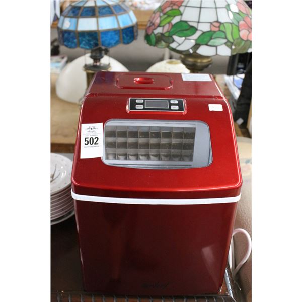 Deco Chef Red Mini Ice Maker