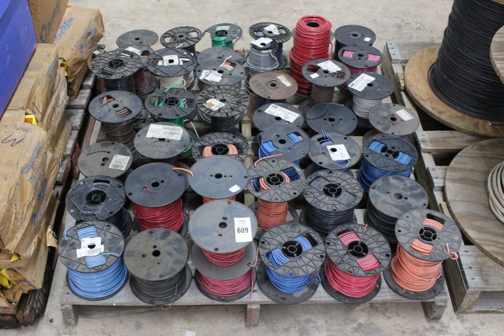 Pallet of Wire Spools