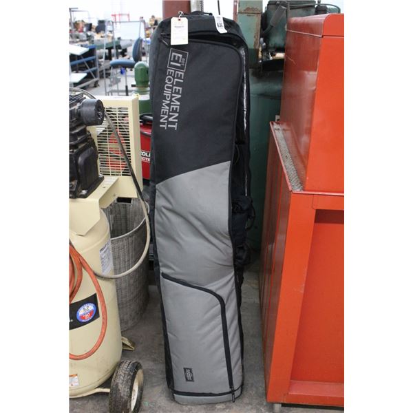 Snowboard w/Accessories, Wax, Transport Case