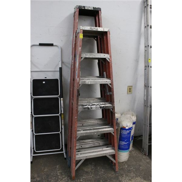 2-Werner FG Stepladders  6'/7'  - 2 X $