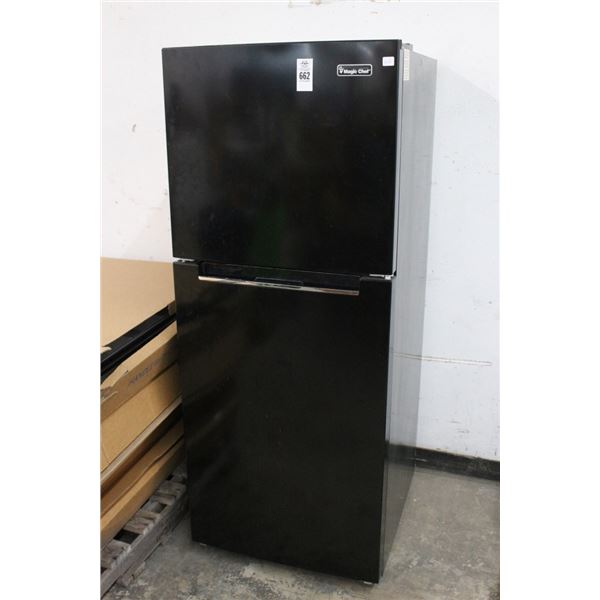 Magic Chef Black Mid Size Ref/Freezer