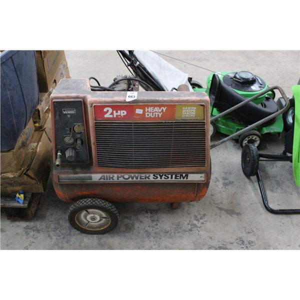 MW  2 HP  Portable Air Compressor