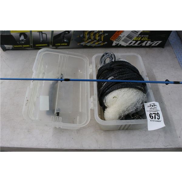 Fishing Pole w/Cast Net