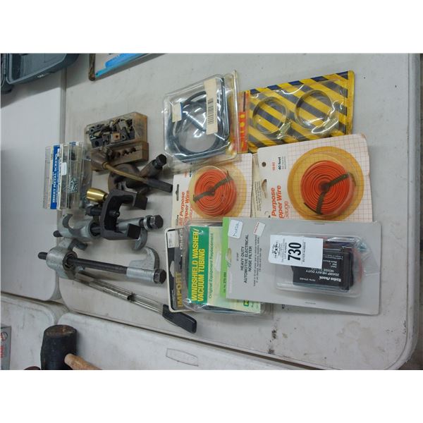 Clamps, Hardware, Wire, Spark Plugs, More
