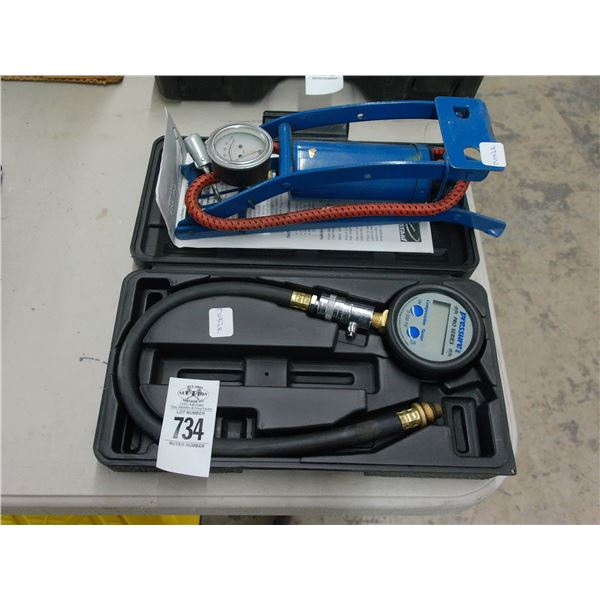Pressure Pro, Engine Compression Gauge, Foot Op Tire Pump