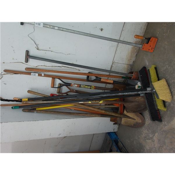 Shovels, Push Brooms, Scrappers, Hand Tools