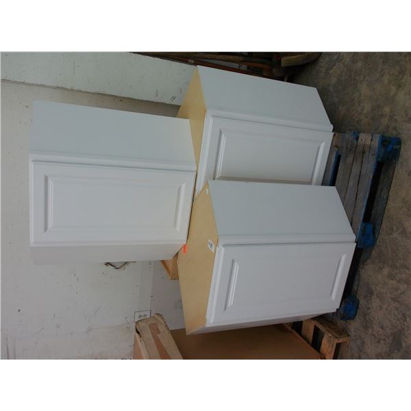 White Corner Cabinets - 4