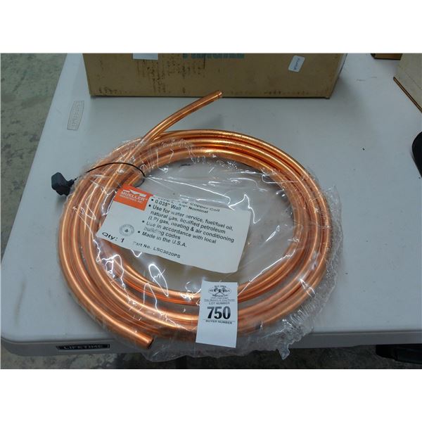 1/2"  Copper Coil, Bucket