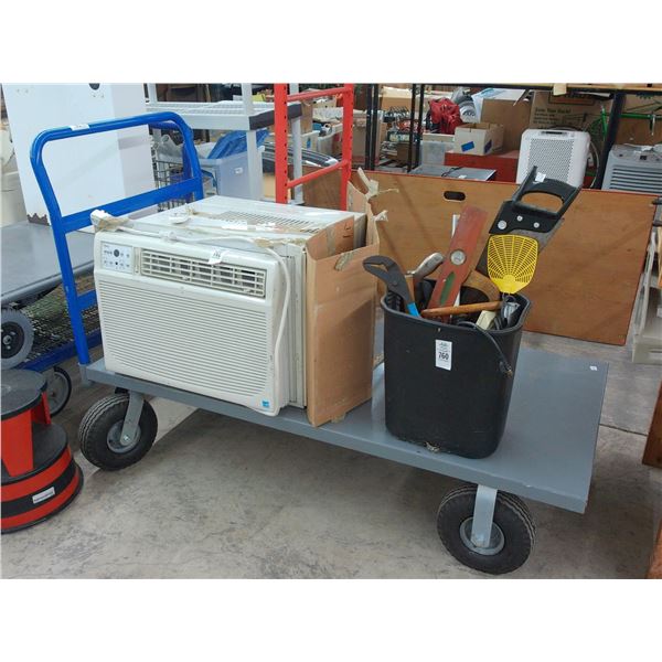 Flatbed Air Tire Warehouse Cart