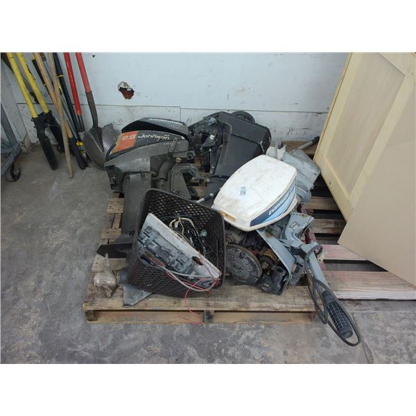 3-Evenrude/Johnson/Gamefisher 9.9HP  O/B Tiller Motor - 3 X $
