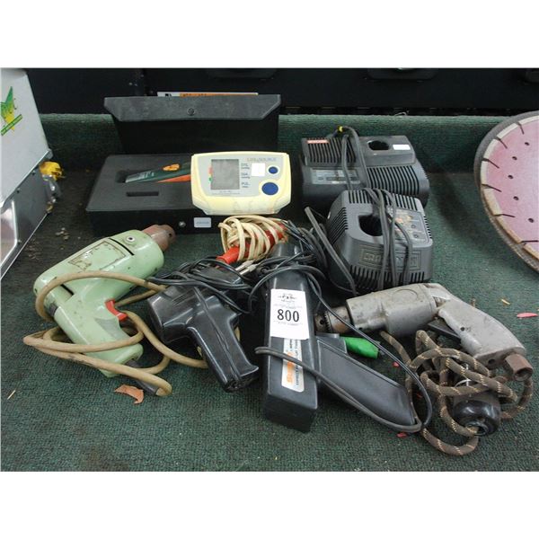 Electric Drills, Solder/Timing Guns, Timer, Thermometer