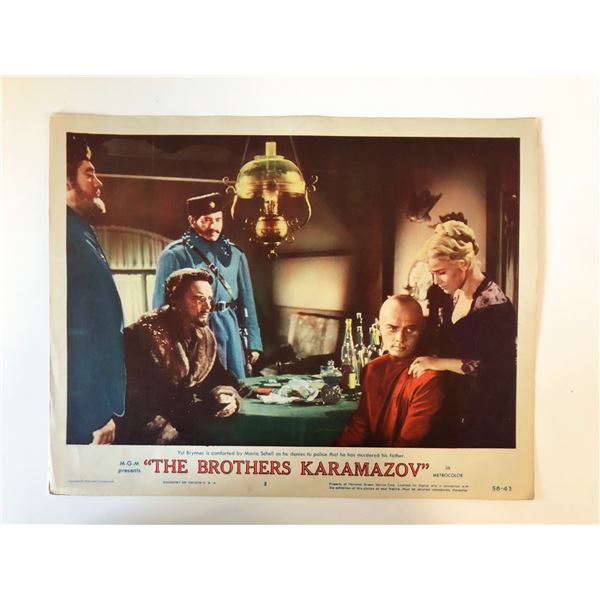 The Brothers Karamazov original 1958 vintage lobby card