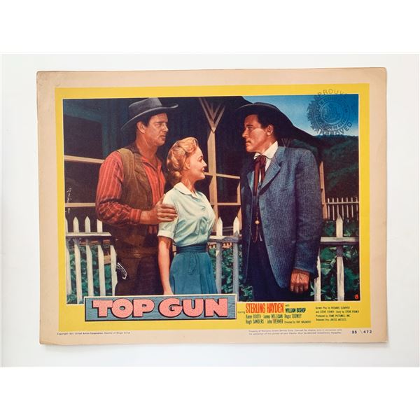 Top Gun original 1955 vintage lobby card