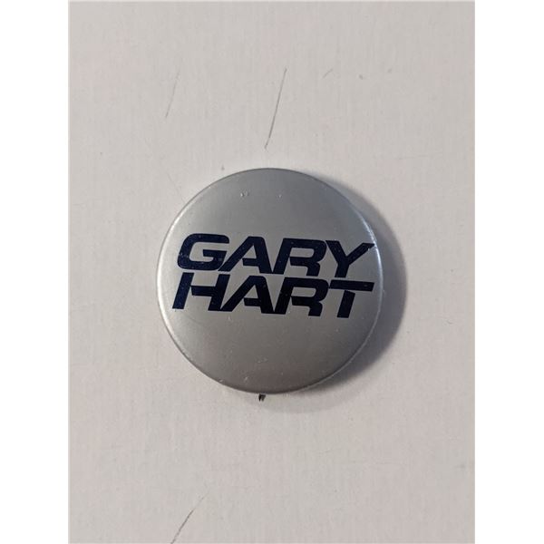 Disgrace Presidential Candidate Gary Hart 1988 Presidential Campaign Pin