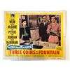 Image 1 : Three Coins in the Fountain original 1954 vintage lobby card
