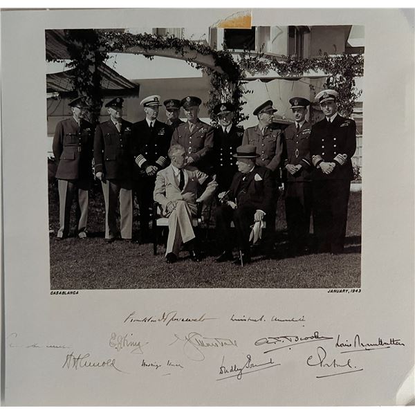 FDR/ Winston Churchill photo.6x6 inches