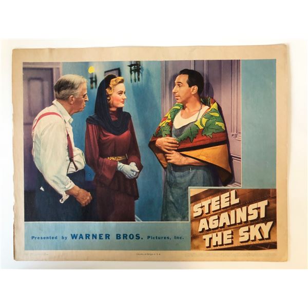 Steel Against the Sky original 1941 vintage lobby card