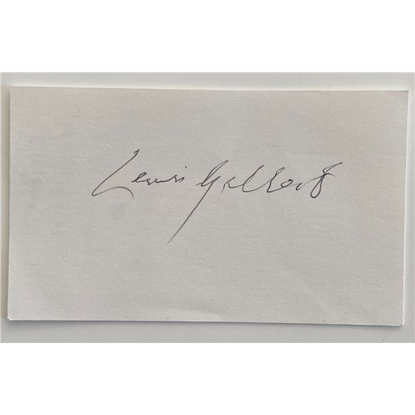 Director Lewis Allen original signature