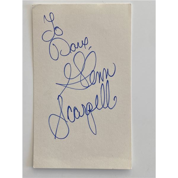 Glenn Scarpelli original signature