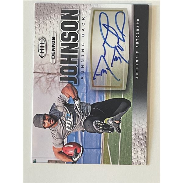Dennis Johnson signed autograph card