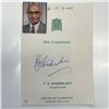 Image 1 : British Labour politician Piara Khabra signed note with photo