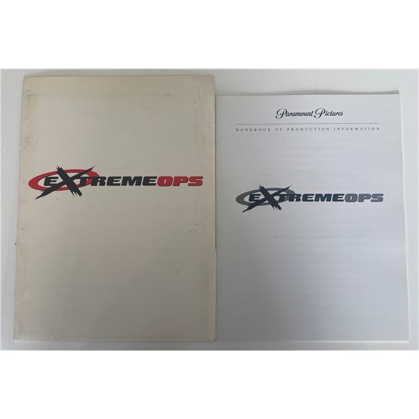 Extreme Ops movie press booklet and production information handbook