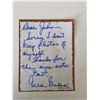 Image 1 : Vera Miles signed note