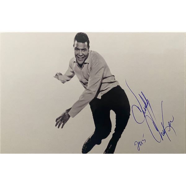 Chubby Checker signed photo