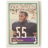 Image 2 : Chicago Bears Otis Wilson 1983 Topps #41 signed trading card