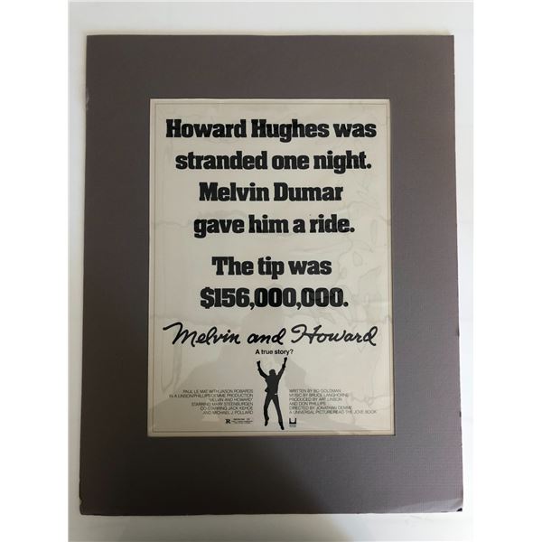 Melvin and Howard Movie Poster