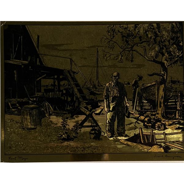 Lionel Barrymore print. 6x8 inches