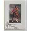 Image 1 : Olympic figure skater Surya Bonaly signed postcard