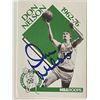 Image 1 : Boston Celtics Don Nelson 1990 NBA #345 signed trading card