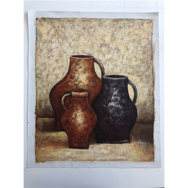 Vases Still Life original painting on canvas