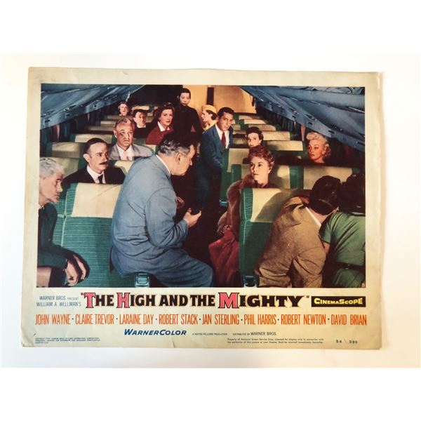 The High and the Mighty original 1954 vintage lobby card