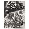 Image 1 : How the Grinch Stole Christmas! signed photo