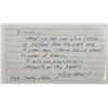 Image 1 : Antonio Fargas signed note