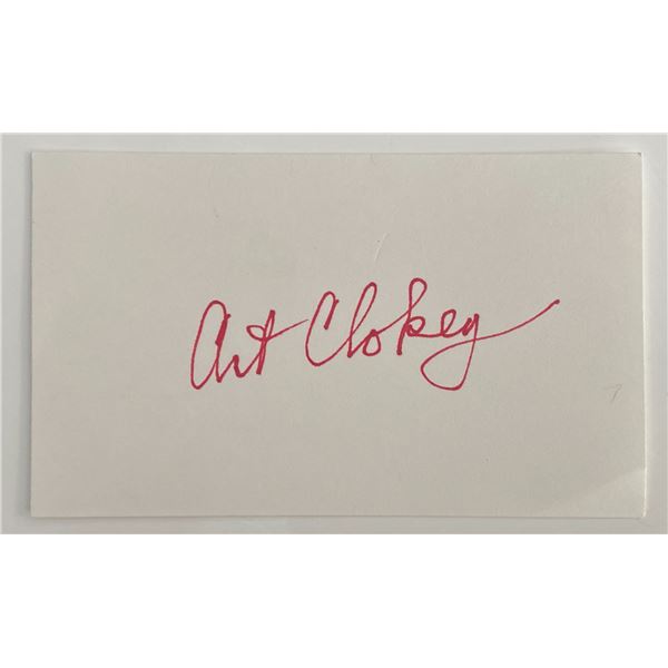 Art Clokey original signature
