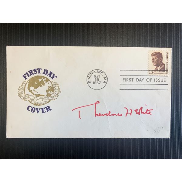 Theodore Harold White signed first day cover