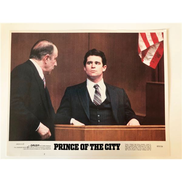 Prince of the City original 1981 vintage lobby card