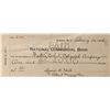 Image 1 : David B. Hill Signed Check 1906